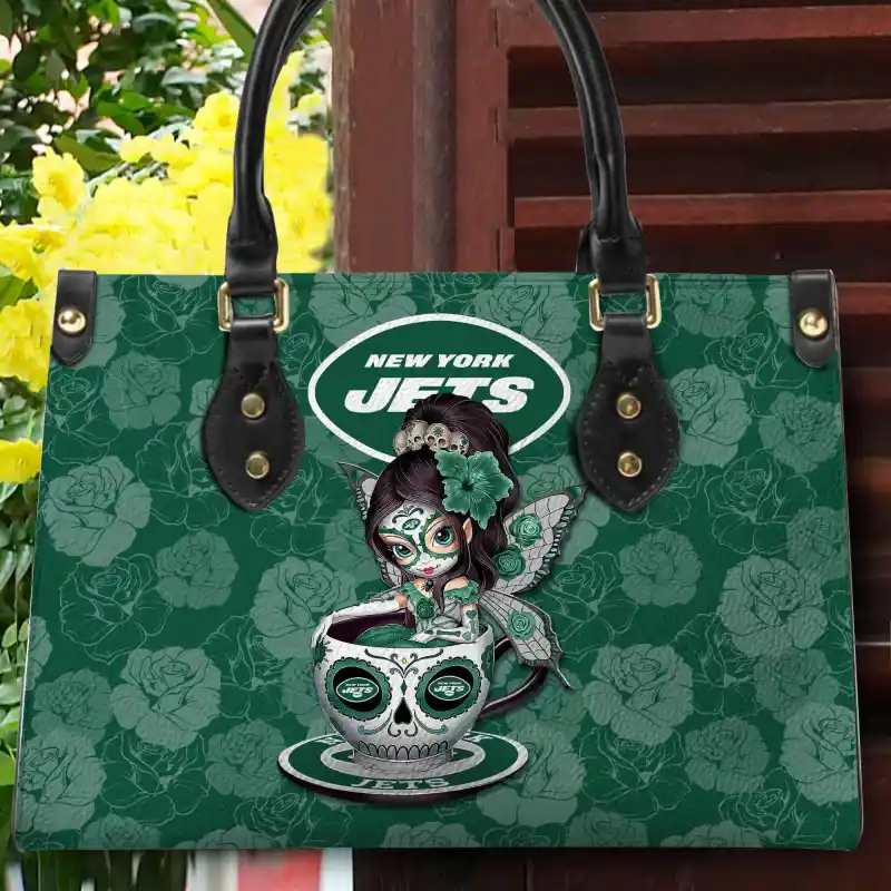 Another view of New York Jets Hand Bag