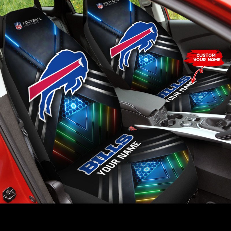 Buffalo Bills Personalized Car Seat Covers