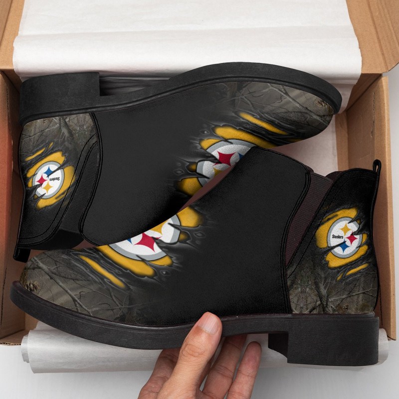 Stylish Pittsburgh Steelers Short Boots