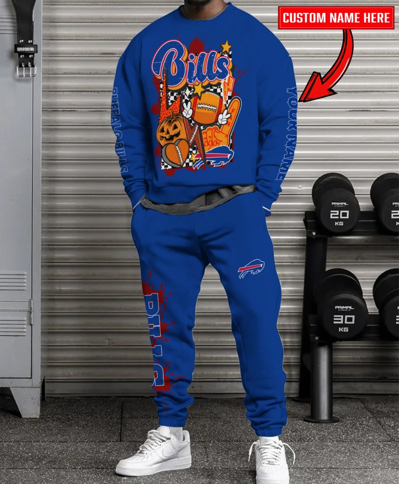 Buffalo Bills Halloween Collection Sweatshirt and Sweatpants