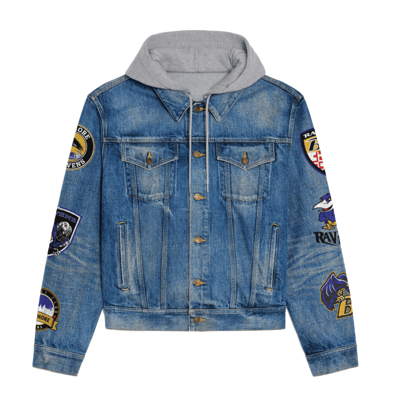 Baltimore Ravens Hooded Jacket Details