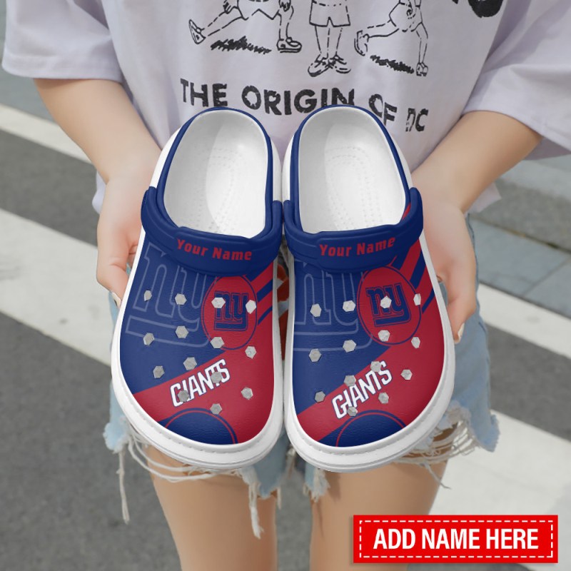 New York Giants Personalized Limited Clog