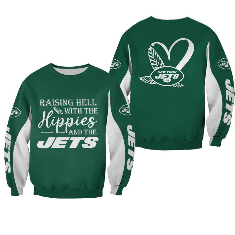 NFL New York Jets Limited Edition All Over Print Hoodie Sweatshirt
