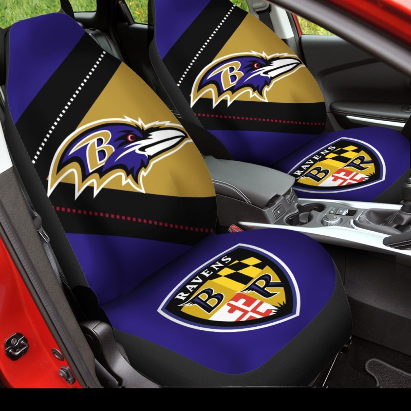 Baltimore Ravens Car Seat Covers