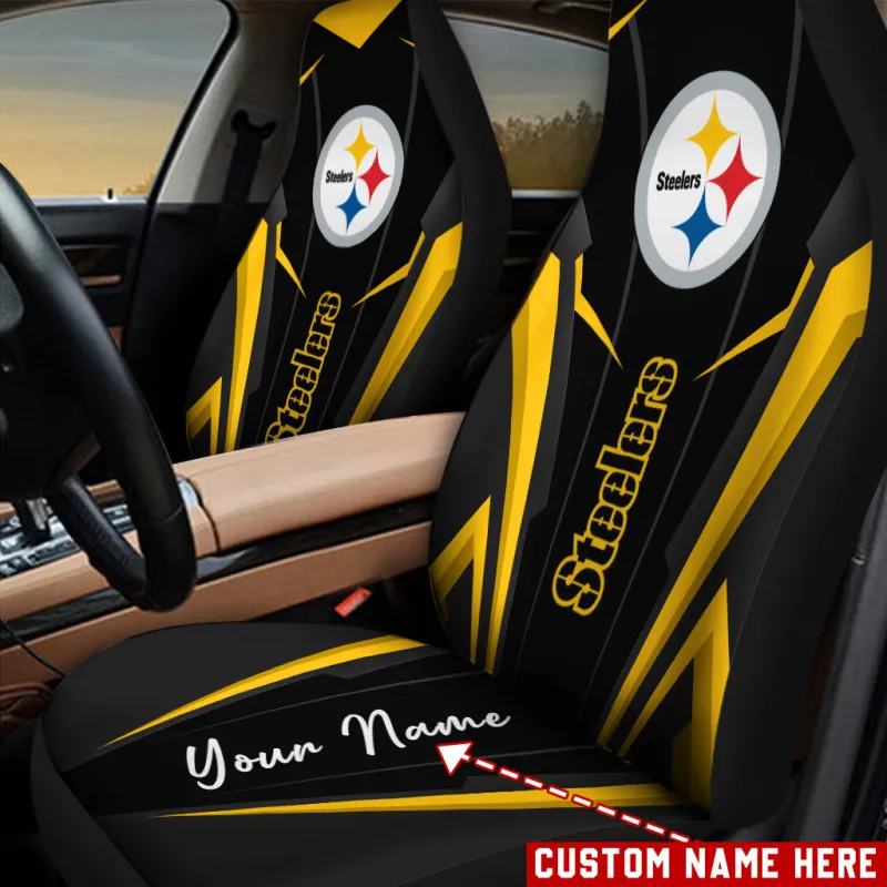 Pittsburgh Steelers Personalized Car Seat Covers