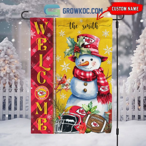 Kansas City Chiefs Christmas Flag Design