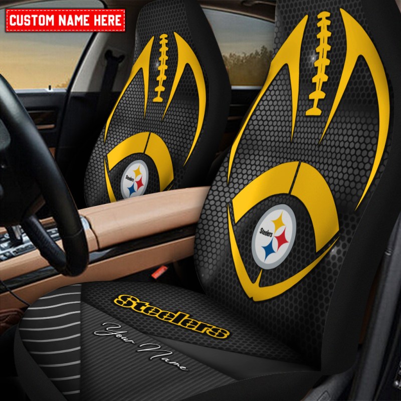 Pittsburgh Steelers Personalized Car Seat Covers