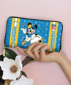 Hand mockup of Los Angeles Chargers Wallet