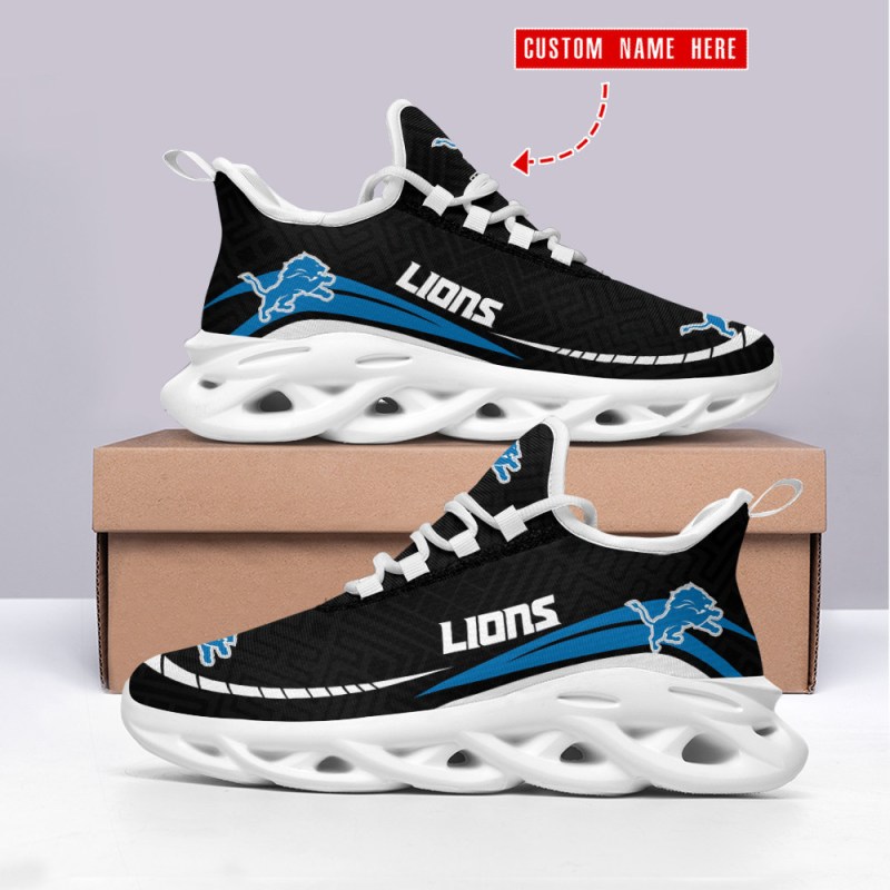Detroit Lions Personalized Yezy Running Sneakers