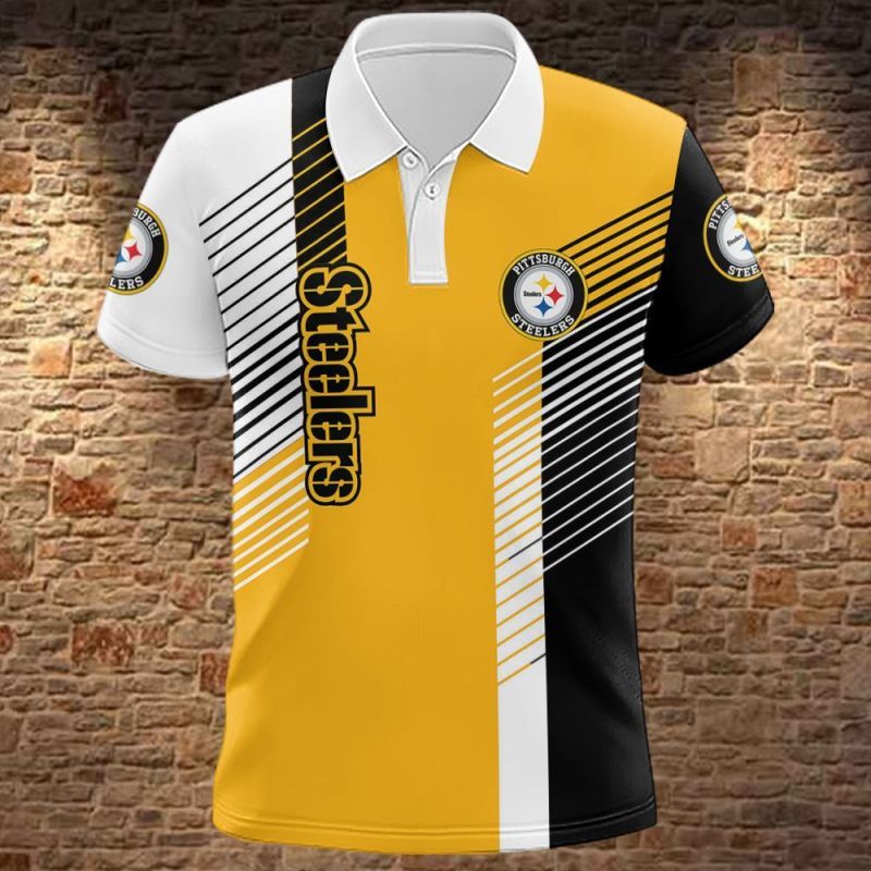 Pittsburgh Steelers Polo T-Shirt