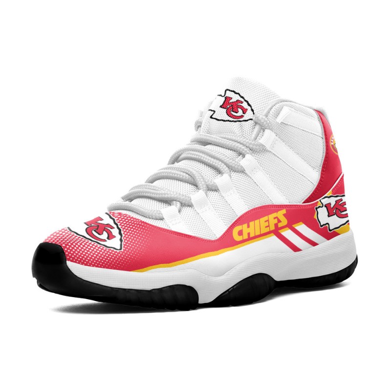Kansas City Chiefs AJD11 Sneakers Close Up