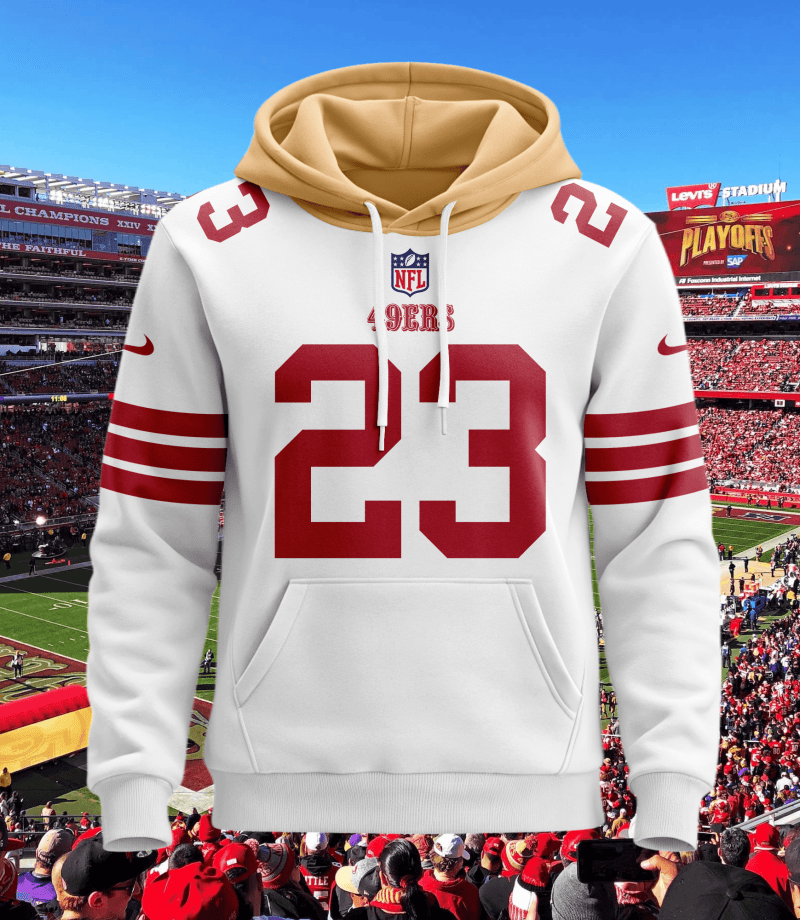 San Francisco 49ers Hoodie Back View