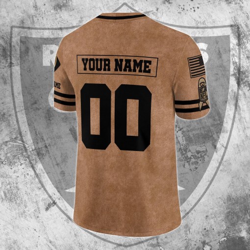 Personalized V-neck Jersey for Raiders Fans