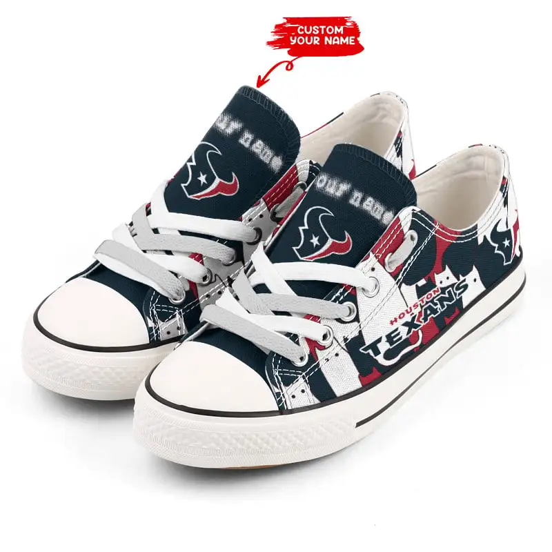 Houston Texans Personalized Low Top Shoes