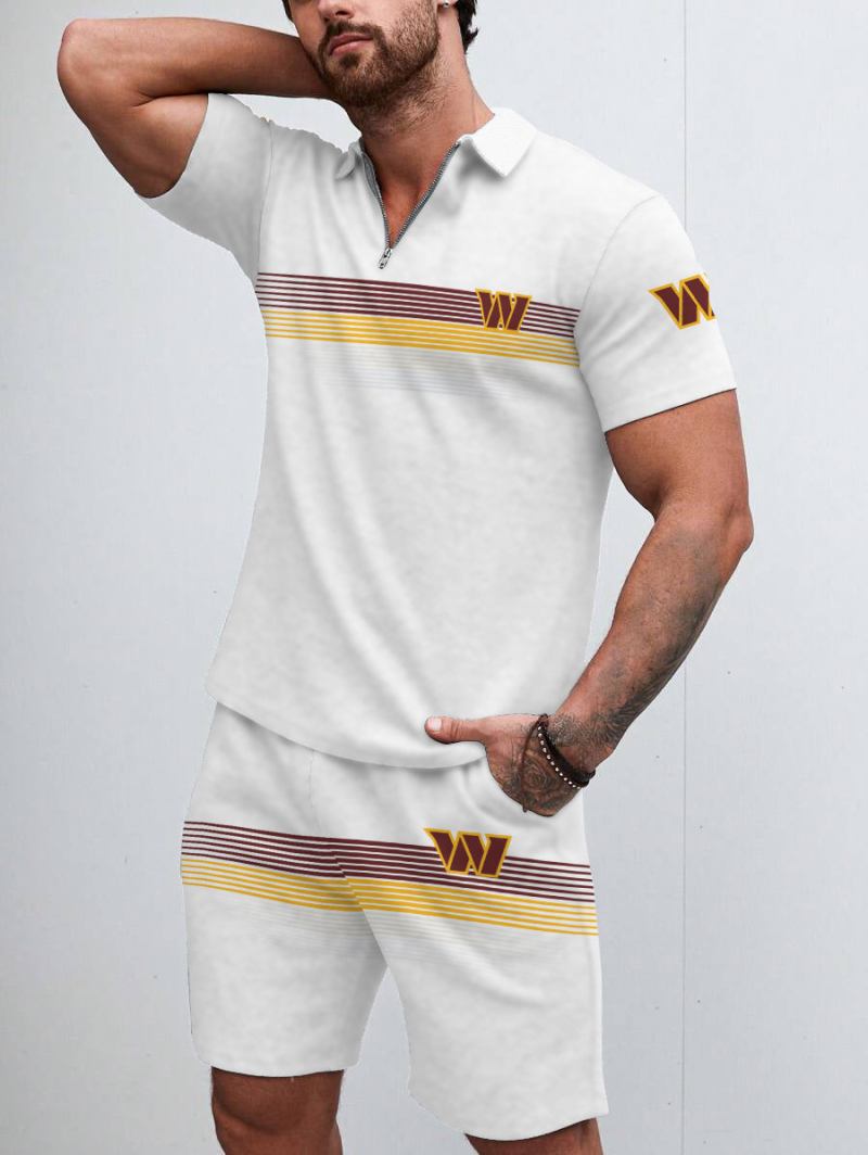 Washington Commanders Limited Edition Polo Shirt and Shorts