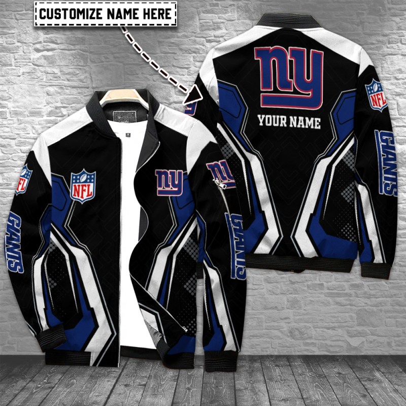 New York Giants Personalized Bomber Jacket