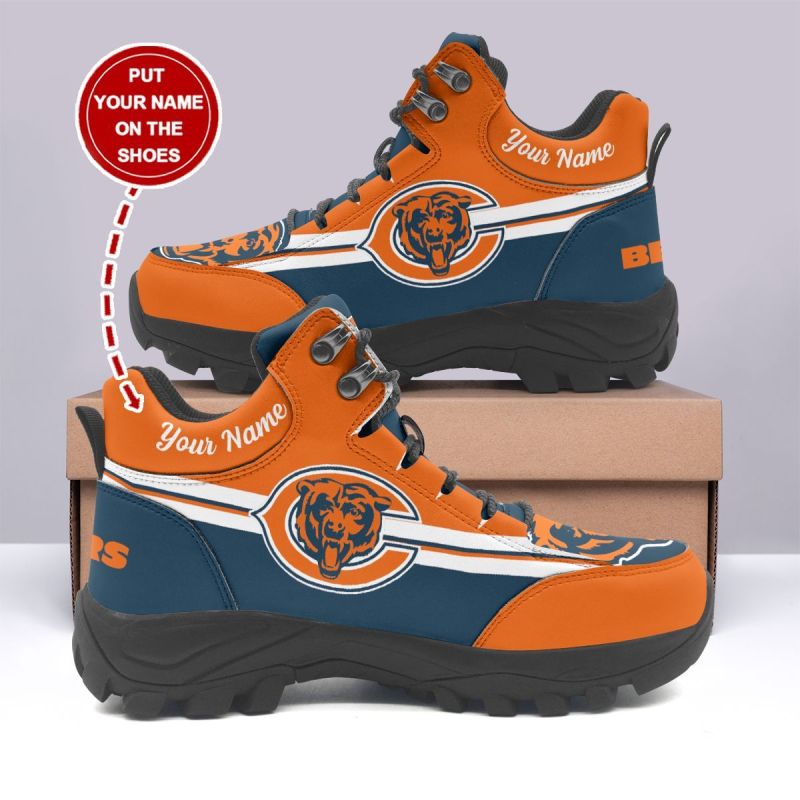 Chicago Bears Personalized Hiking Shoes