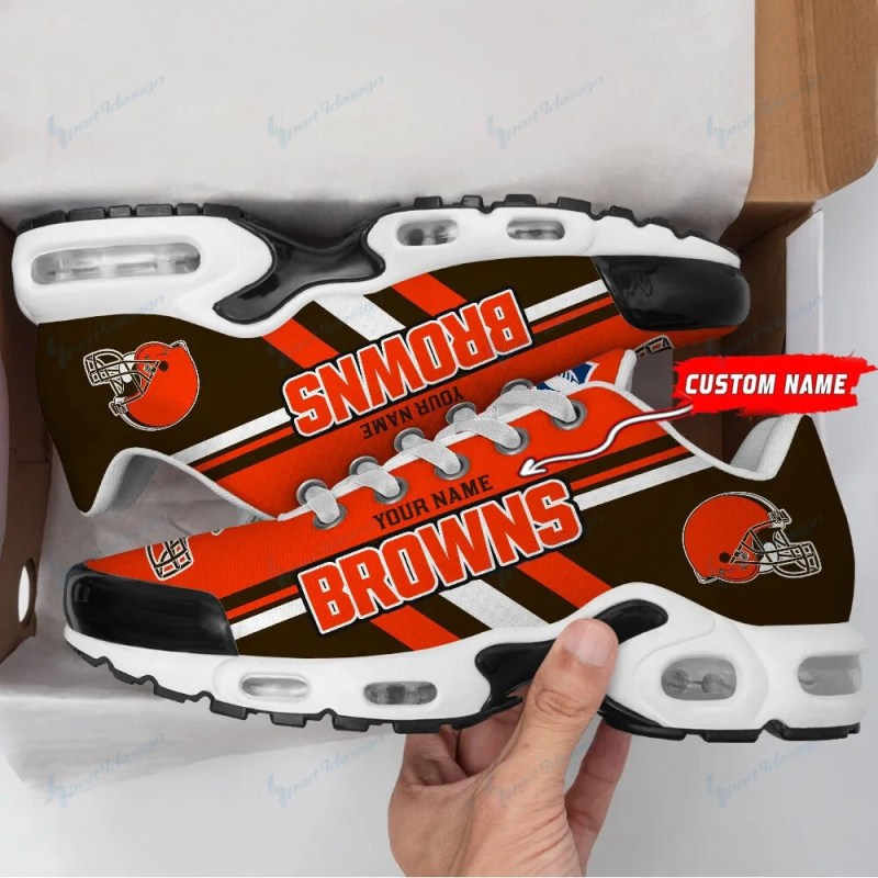 Cleveland Browns T-N Youth Sneakers Side View