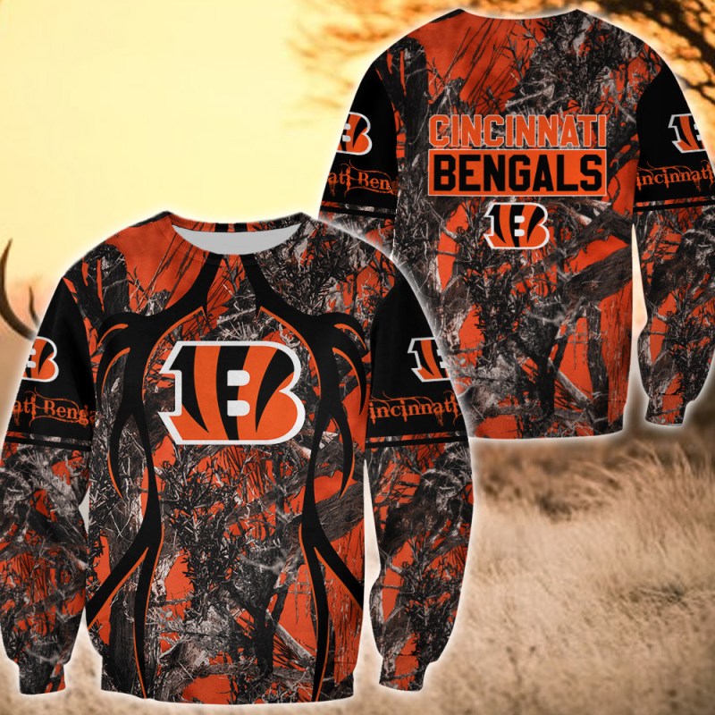 Cincinnati Bengals All Over Printed Ugly Christmas Sweater