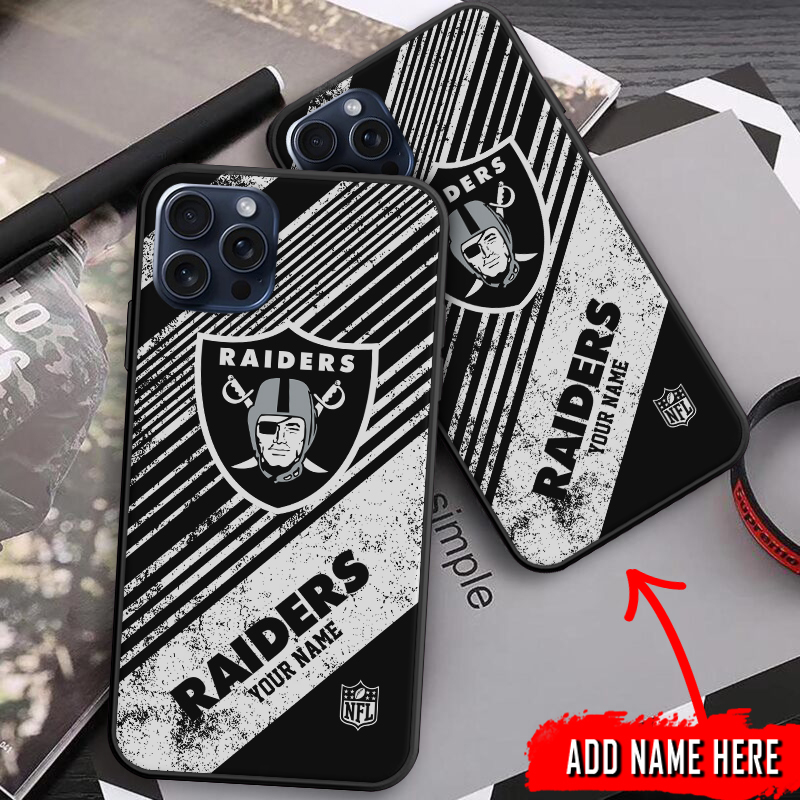 Las Vegas Raiders Phone Case Side View