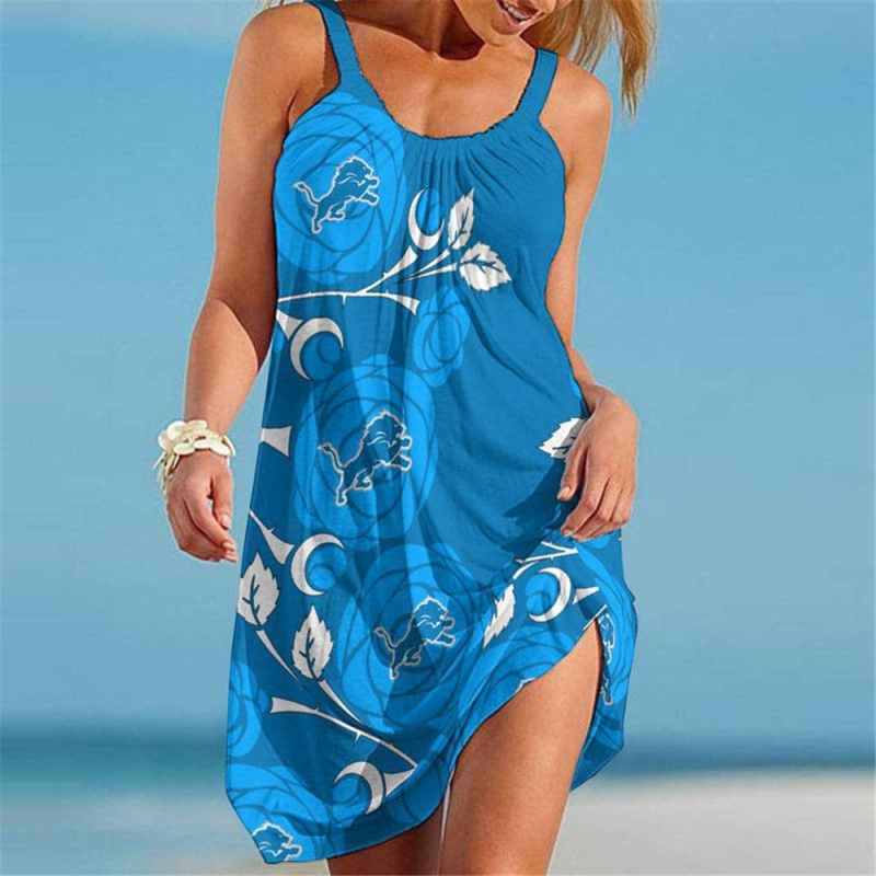 Detroit Lions Beach Dress