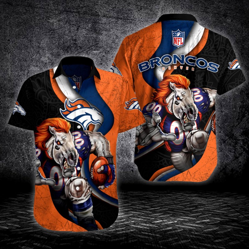 Denver Broncos Button Shirt Sizing Chart