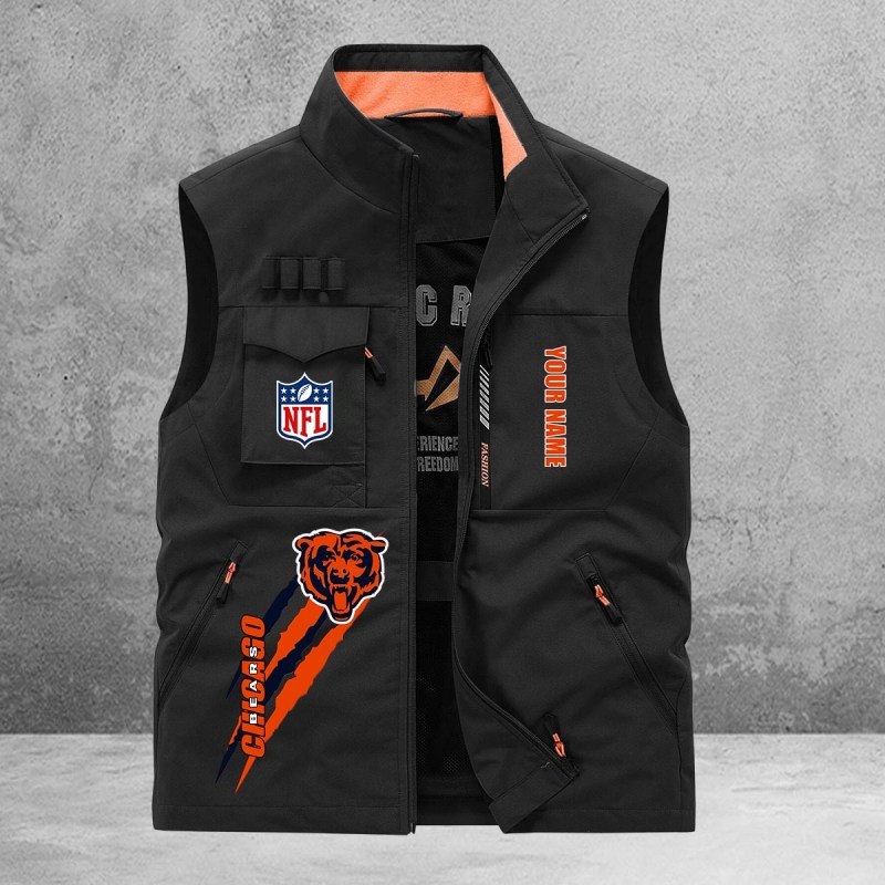 Chicago Bears Multi-Pockets Vest