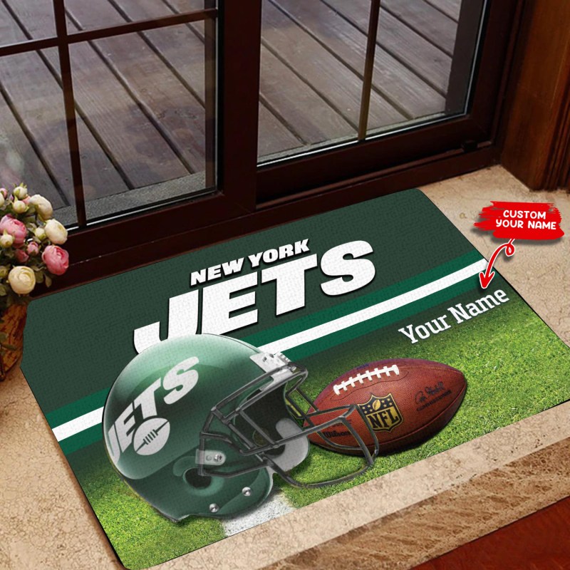 New York Jets Personalized Doormat