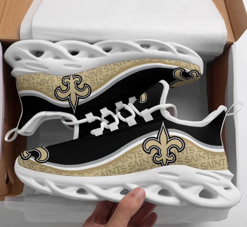 New Orleans Saints Yezy Running Sneakers Front