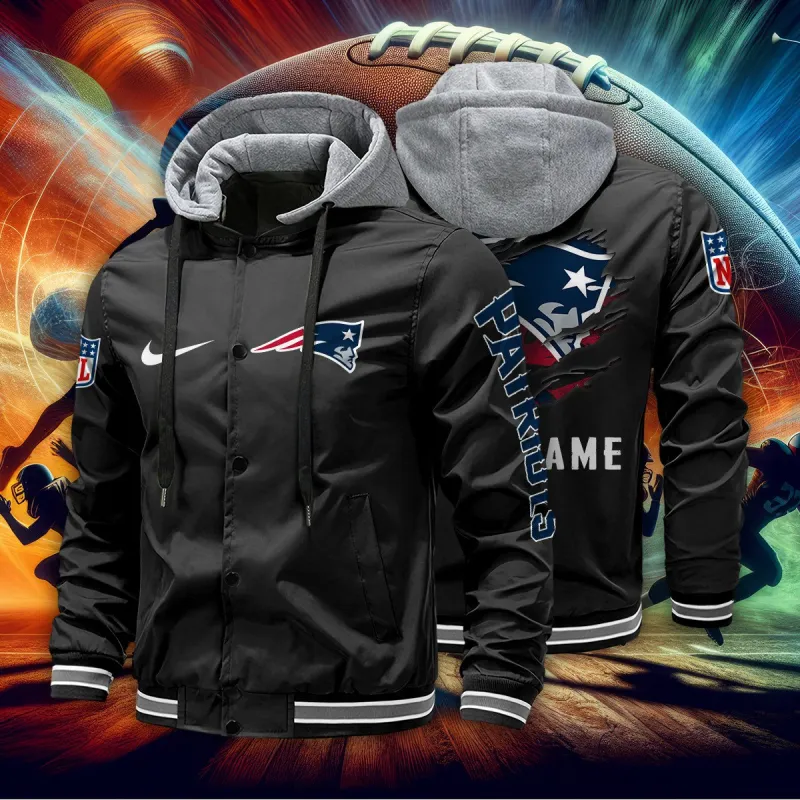 New England Patriots Personalized Baseball Jacket