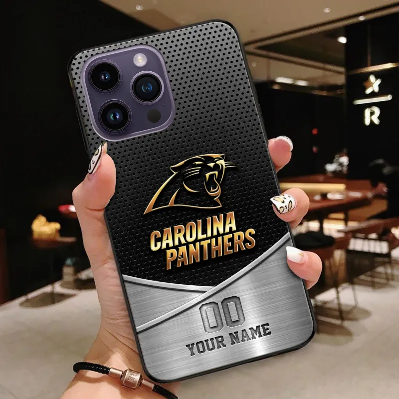 Custom Name Carolina Panthers Phone Case