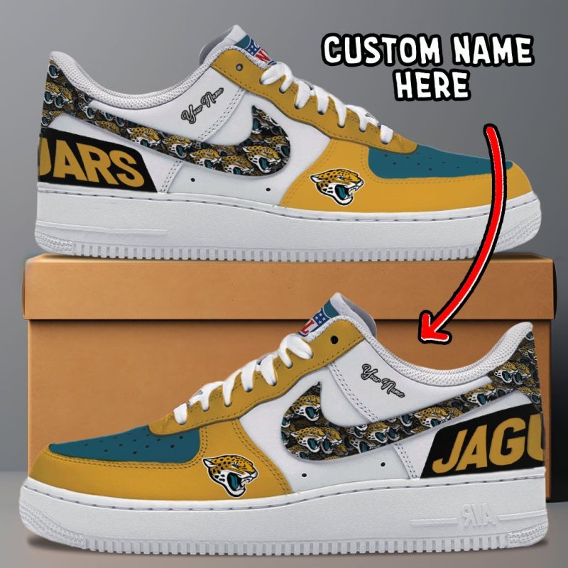 Jacksonville Jaguars Personalized AF1-1 Shoes