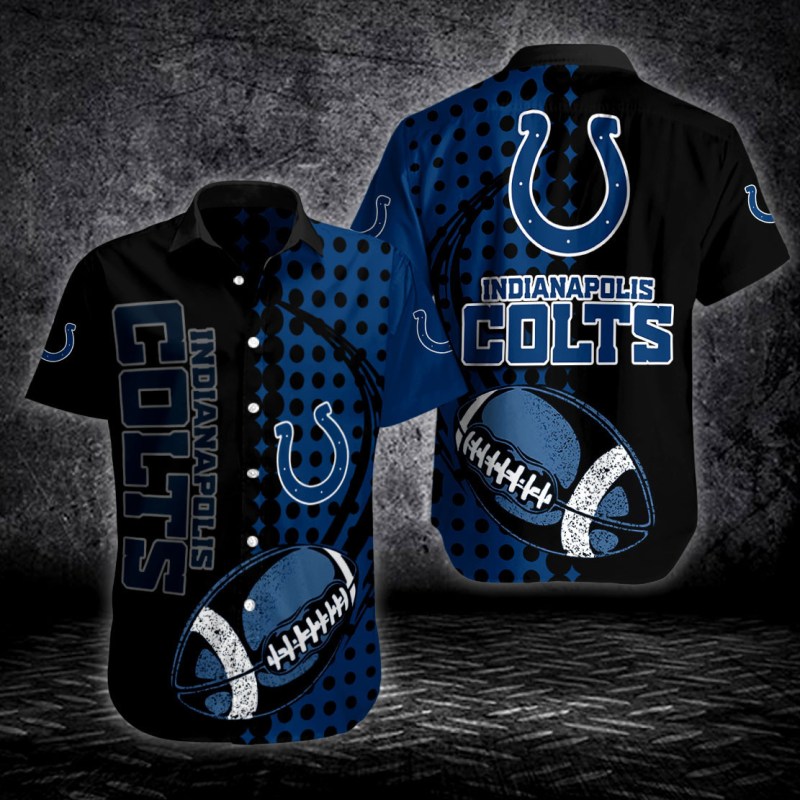 Sizing Chart for Indianapolis Colts Button Shirt