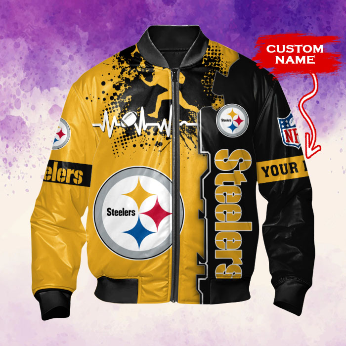 Pittsburgh Steelers Bomber Jacket Details