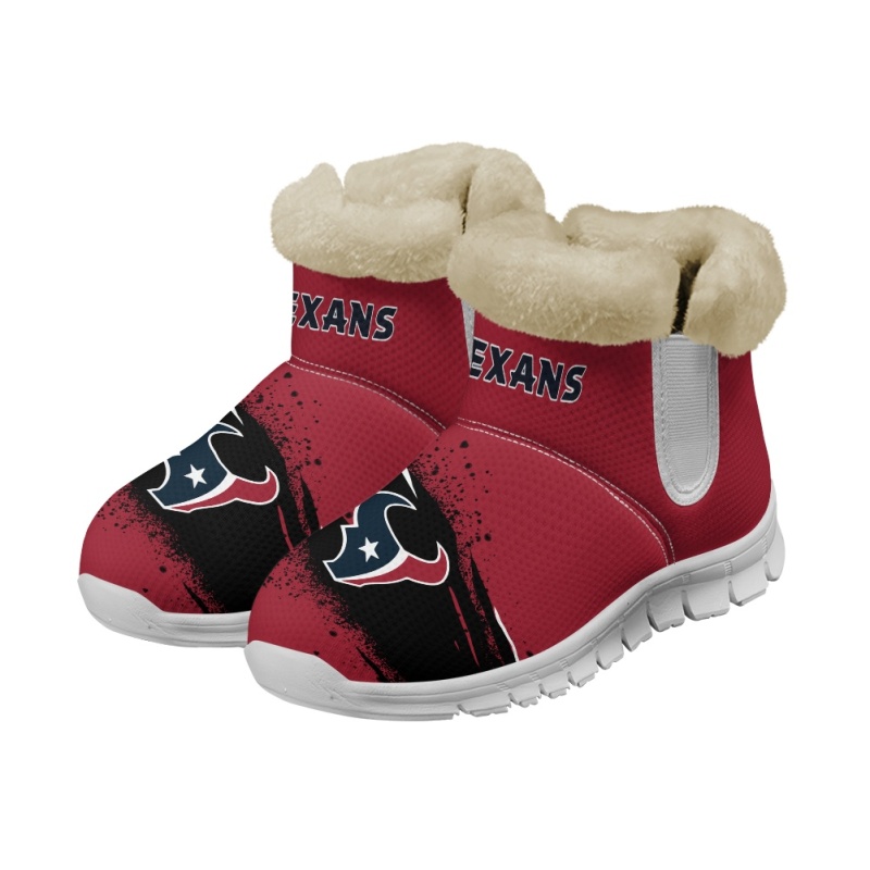 Houston Texans Comfy Winter Snow Boots