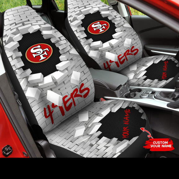 San Francisco 49ers Personalized Car Seat Cover 2