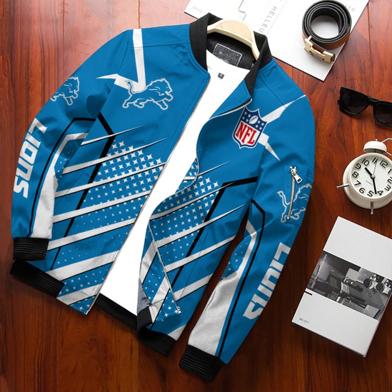 Detroit Lions Bomber Jacket 3