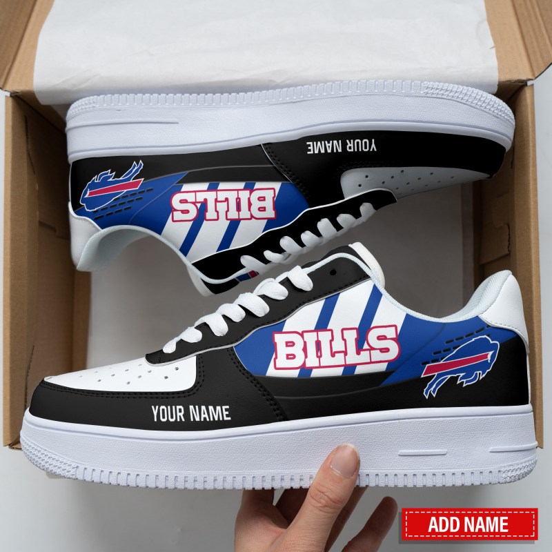 Buffalo Bills Personalized AF1 Shoes side view