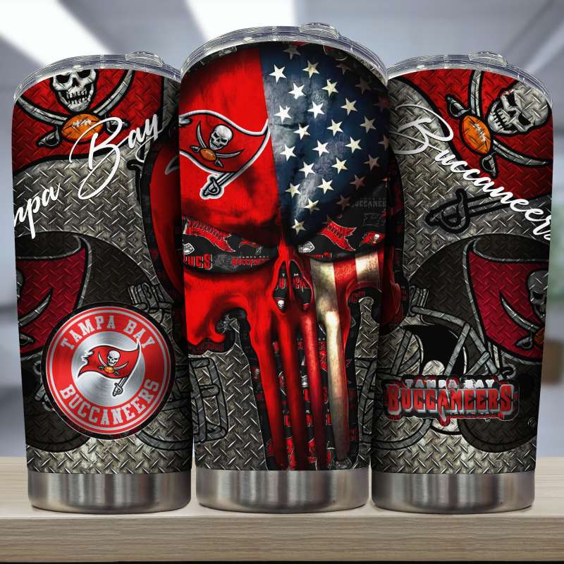 Tampa Bay Buccaneers Tumbler Side View