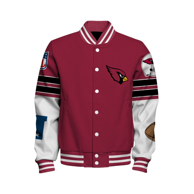Arizona Cardinals Varsity Jacket Detail