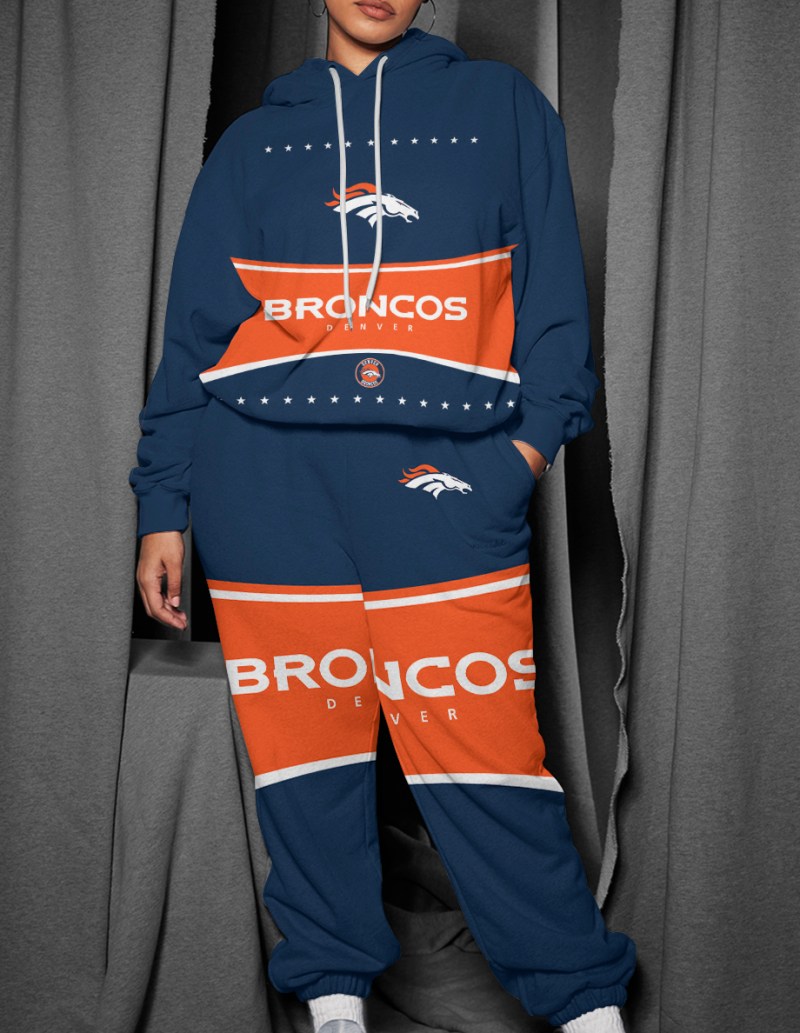 Denver Broncos Hoodie and Sweatpants