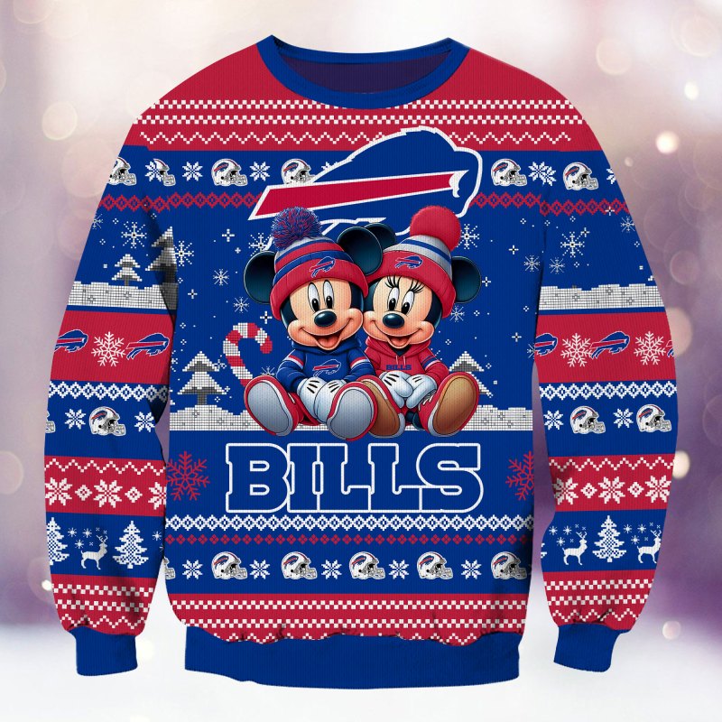 Buffalo Bills Ugly Christmas Sweater - Image 4