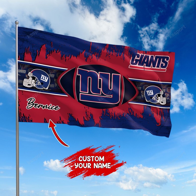 New York Giants Personalized Flag