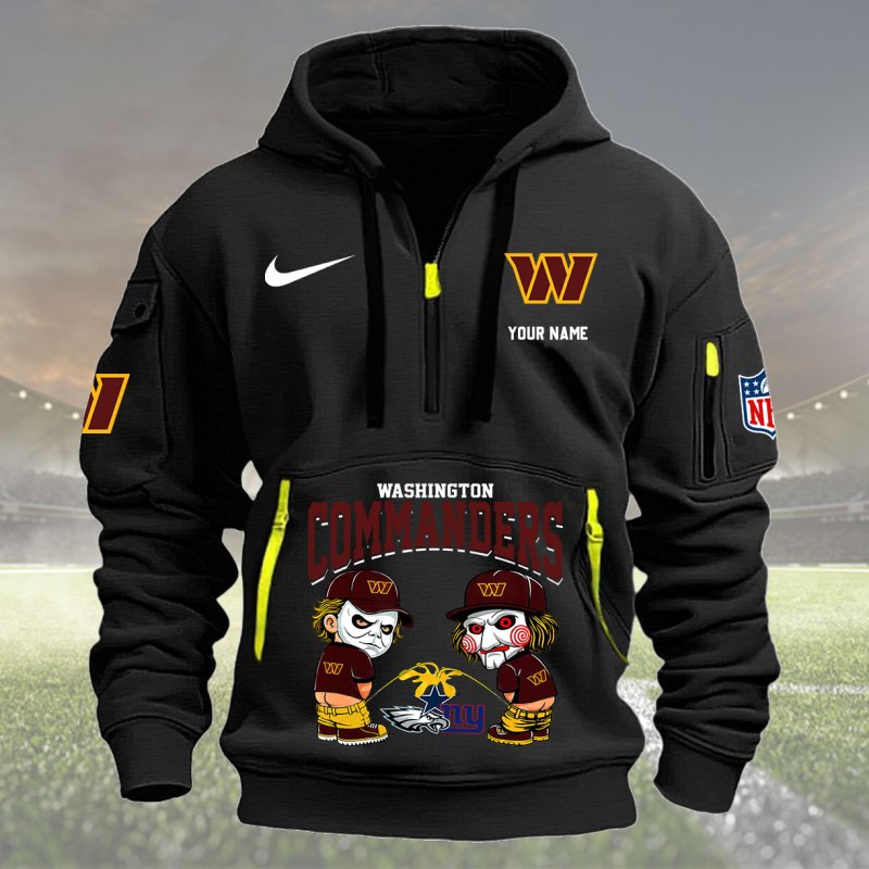 Black Washington Commanders Hoodie