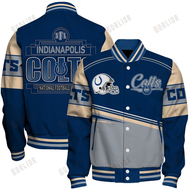 Indianapolis Colts Varsity Jacket Image 1