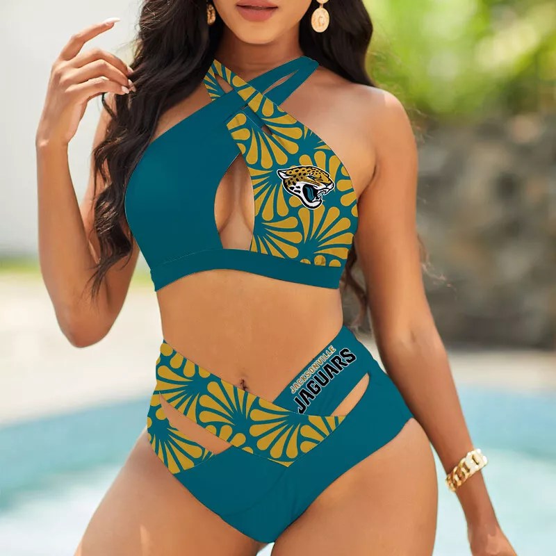 Jacksonville Jaguars Women's 2PCS Bikini Swimsuit