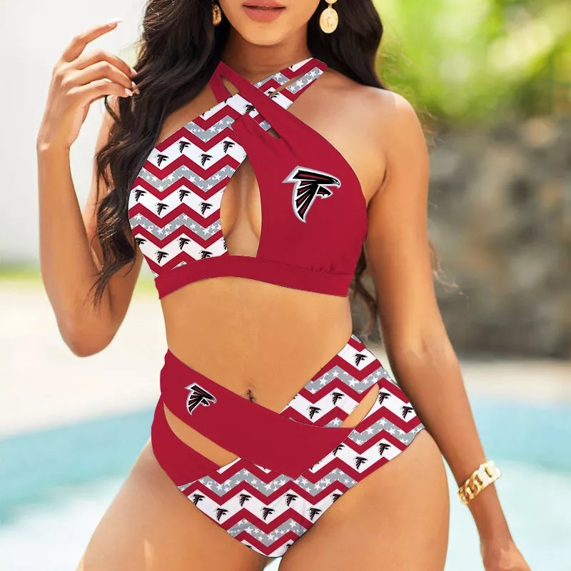 Atlanta Falcons Women's 2PCS Bikini Swimsuit