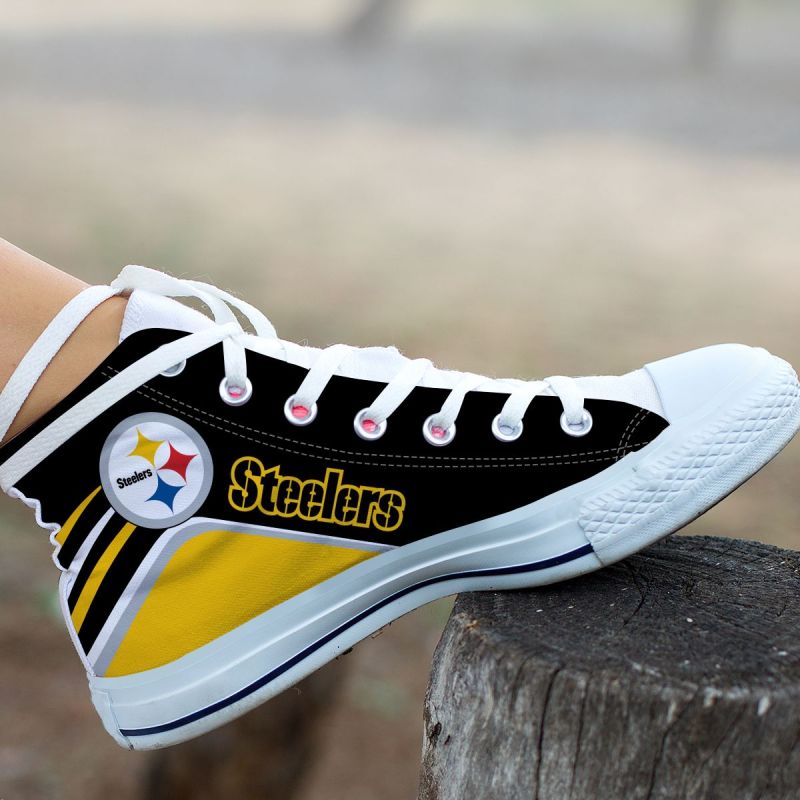 Pittsburgh Steelers High Top Shoes 021