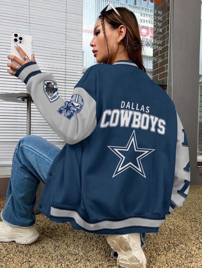 Dallas Cowboys Varsity Jacket - Back View