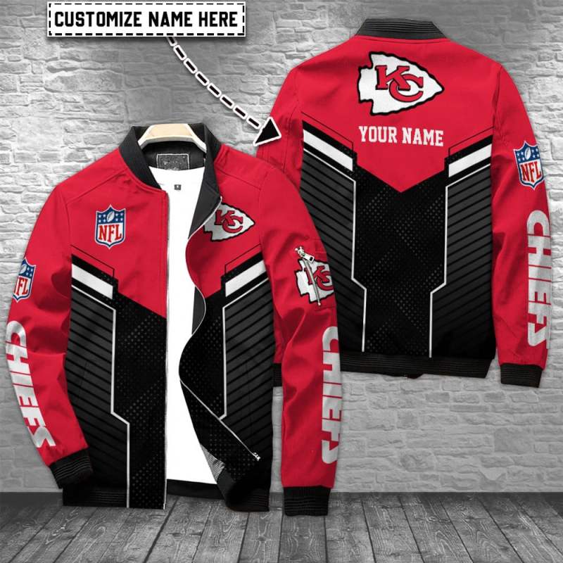 Kansas City Chiefs Personalized Bomber Jacket